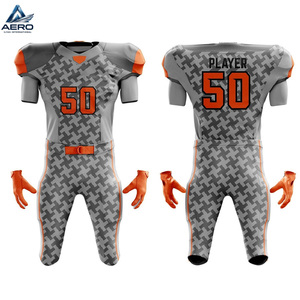 Diseña Tu Propio Uniforme de Fútbol Americano Personalizado Hecho con el Mejor Material Uniforme de Fútbol Americano a Precio Económico - Product Image 4