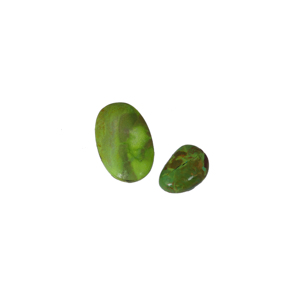Venta al por Mayor de Cabujones Ovalados de Gaspeita Verde Natural, Piedras Semipreciosas Sueltas para Joyería - Product Image 1
