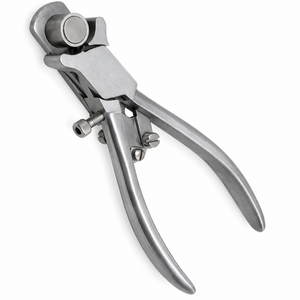 MANAN INSTRUMENTS Pince à cintrer ronde en acier inoxydable (100 grammes) Modèle MI-RBP-210017 pour la création de bijoux DIY - Product Image 1