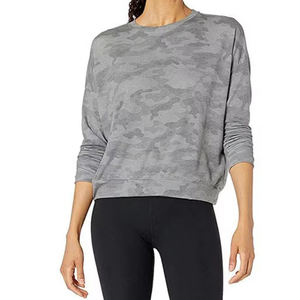 Sweat-shirt oversize pour femme, pull en tricot uni personnalisé, sweat-shirts pour femme en vente en ligne à bas prix - Product Image 2