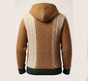 OEM Breathable <b>Tech</b> Fleece Knitted Hoodie Custom Sportswear Regular Fit Pullover Sweatshirt Digital Printing Winter Wholesale - Product Image 3