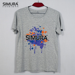 T-shirt pour homme en coton et polyester, coupe décontractée, manches courtes, design vierge personnalisé, couleur personnalisée, service OEM, prix de gros - Product Image 5