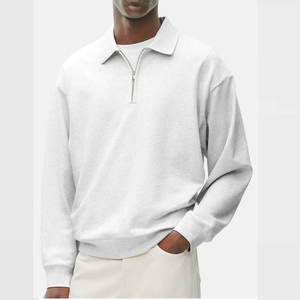 Sudadera con media cremallera para marcas, estilo de superposición para aeropuerto, con construcción de forro polar tipo pullover, al por mayor - Product Image 3