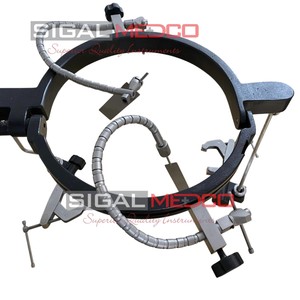 Pinces crâniennes chirurgicales SIGAL MEDCO en acier inoxydable allemand, repose-tête en gel, instruments de neurochirurgie manuels à trois points Mayfield - Product Image 3