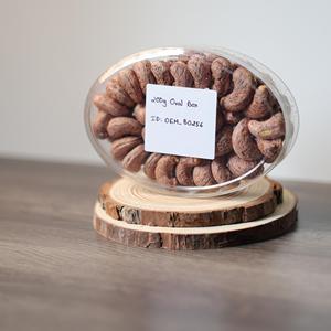 Export Premium Quality 200g Vietnam Factory Customizable Grade ISO Certified Cashew <b>Nuts</b> with Clear Oval Box Wholesale - Product Image 6