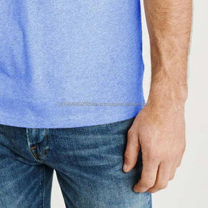 T-shirts pour hommes de haute qualité en gros avec poche, design personnalisé, coton respirant, couleur unie, col rond, manches courtes - Product Image 3