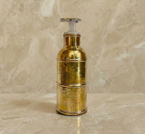 Dispensador de Jabón Líquido Decorativo de Metal Martillado, Bomba para Jabón de Manos, Apto para Hoteles, Baños, Restaurantes y Cocinas, Juegos de Baño - Product Image 1