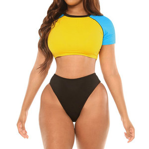 2026 Women's Stylish Summer Swim Suit Custom Front Printing High-quality Quick-drying Breathable Bikinis Beachwear OEM Custom - Product Image 5