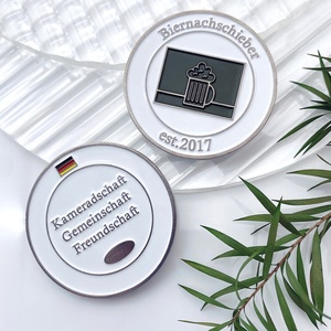 Promocional nuevo recuerdo LOGOTIPO personalizado Aleación de zinc Latón Metal Esmalte Oro antiguo Desafío Monedas personalizadas - Product Image 3