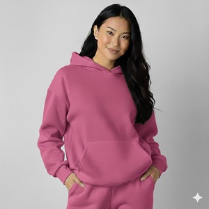 Sweat à capuche oversize pour femme, imprimé, en polaire doux, pull décontracté, streetwear d'hiver, coupe ample, 100% coton, tenue décontractée tendance pour tous les jours - Product Image 6