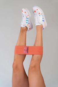 Ensemble de bandes de résistance en tissu écologique avec logo personnalisé pour les fessiers, antidérapantes, pour l'entraînement des fessiers et des glutes, sport et yoga - Product Image 4