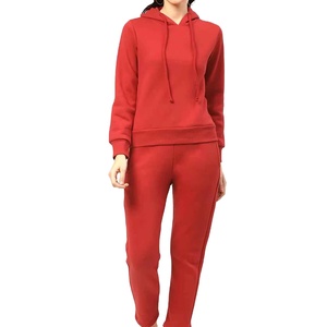 ชุดวอร์มผู้ใหญ่แบบ unisex สำหรับฤดูใบไม้ร่วง แฟชั่นสีพื้น มีฮู้ด ระบายอากาศได้ดี ผลิตจากผ้าฝ้าย 100% ผลิตในประเทศปากีสถาน - Product Image 1