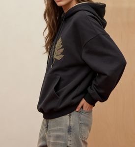 Sudadera con Capucha para Mujer OEM 2026, Personalizada con Bordado, Efecto Lavado, Bolsillo Canguro, Impresión 3D, Tejido Ecológico, Forro Casual - Product Image 4