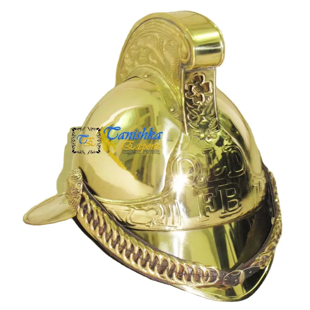 Australian Brass Collectible Victorian Fireman Helmet Designer Firefighter Brigade Wearable Novelty Gifts Helmet