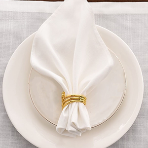 Servilletas de Algodón Grueso Reutilizables, Servilletas de Mesa Bordadas Suaves al por Mayor - Product Image 1