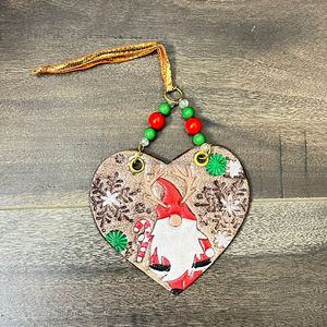 Ornements d'arbre de Noël en cuir véritable 100% faits à la main personnalisés en gros - Product Image 3