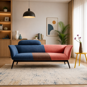 Ensemble de canapés en tissu de luxe moderne INTELLIGENTIA WOODS, design scandinave, canapé de salon rembourré en mousse HR, bois de chêne américain - Product Image 3