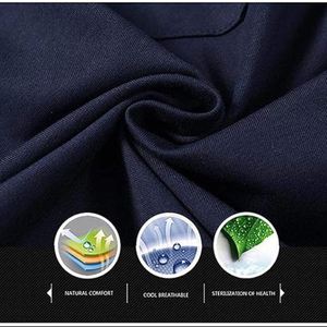 Pantalones Cortos Bermuda de Algodón de Color Sólido para Hombre, Cintura con Cordón, Estilo Casual con Bolsillos, Talle Medio, Tejido de Punto Transpirable - Product Image 5