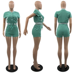 Conjunto de 2 piezas para mujer, rojo a cuadros, de punto, estilo urbano, con pantalones cortos, manga larga, cuello redondo, transpirable, ecológico, ajuste holgado, para invierno, con cremallera - Product Image 6