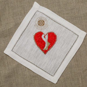 Serviette élégante avec broderie raffinée, durable, idéale pour les tables de luxe et les célébrations mémorables. - Product Image 5