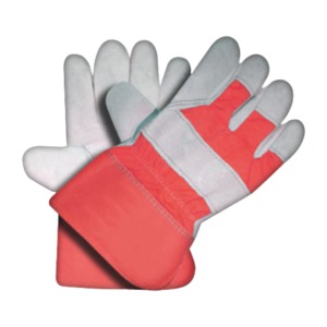 Guantes de Trabajo Resistentes de Doble Palma, de Cuero Vacuno, con Puño de Seguridad, en Oferta - Product Image 6