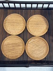 Wholesale ILAHI's Eco-Friendly Brown Square Wooden Coaster Classic Design Tabletop <b>Protective</b> Accessory Customizable Size Home - Product Image 5