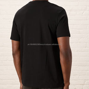 Camiseta de Manga Corta para Hombre, Estilo Jersey, Cuello Redondo, de Algodón de Bambú, para Verano - Product Image 4