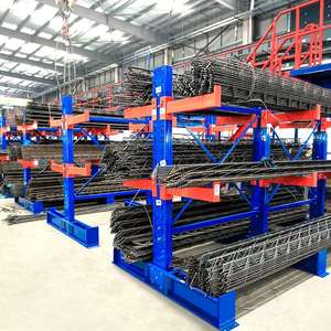 أرفف أنابيب صناعية ذراع فولاذية مزدوجة الجانب من الجانبين ، أرفف معدنية - Product Image 4