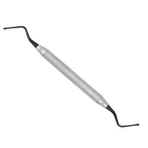 Curette chirurgicale Lucas noire 84, 2 mm, en acier inoxydable, curette osseuse dentaire, instrument de chirurgie orale, outil réutilisable - Product Image 1