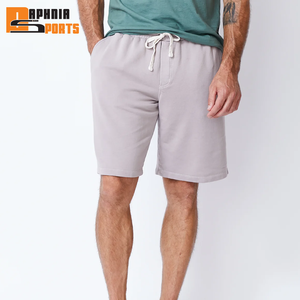 Pantalones Cortos de Lona para Hombre, Hechos en Fábrica, Más Vendidos, Cintura Elástica, Uso Casual, Transpirables, Secado Rápido, Bolsillos Personalizados, 100% Algodón - Product Image 1