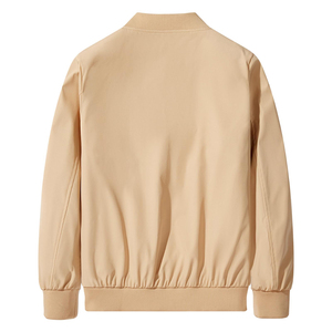 Comfortable Elegant Look Men Bomber Jacket Windproof <b>Warm</b> For Winter Long Sleeves Bomber Jacket For Men - Product Image 2