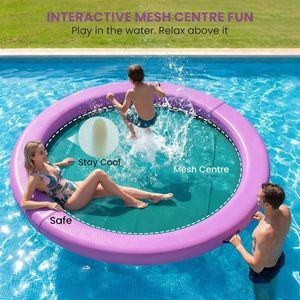 Piattaforma Galleggiante Gonfiabile su Misura in PVC con Tecnologia Drop Stitch e Pompa ad Aria per Uso in Acqua, Mare, Oceano, Casa, Scuola, Residenziale e all'Aperto - Product Image 1