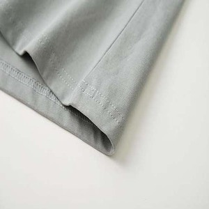 Camisetas de Primera Calidad para Hombre, Estilo Urbano, Algodón Transpirable, Tallas Grandes, Camiseta Informal de Verano en Gris Jaspeado - Product Image 4