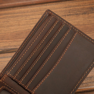Portefeuille en cuir pour homme, sécurisé RFID, porte-cartes, utilisable toute l'année, pliable, vente en gros, fournisseur OEM, export, à bas prix - Product Image 4