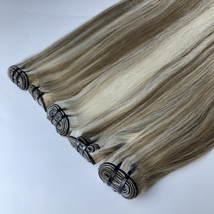 Extensions de cheveux vierges les plus vendues, couleur piano, 100% cheveux humains, trame, super soyeuses et lisses - Product Image 5