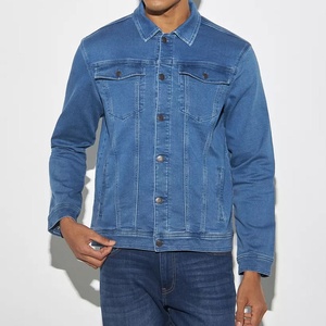 Wholesale Spring Men's High Quality Eco-Friendly Breathable Quick Dry 100% Cotton <b>Denim</b> <b>Jacket</b> Regular Vintage Short Fashion - Product Image 2