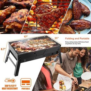 Griglia BBQ Portatile Pieghevole per Campeggio, Picnic e Grigliate in Giardino - Product Image 2