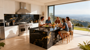 Granito Avatar Ideal para encimeras de cocina, paredes decorativas en vestíbulos de hoteles, mostradores de recepción y pisos de pasillos. - Product Image 2