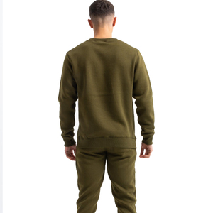Ensemble de survêtement pour homme, coupe ample, à capuche, color block, matelassé, 100% coton, coupe-vent, léger, réversible, décontracté, tendance, hiver - Product Image 6