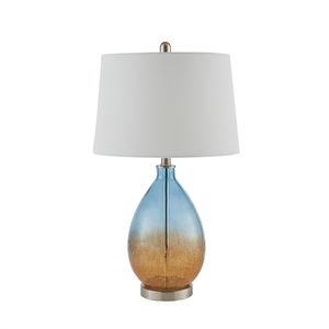 Set di 2 Lampade da Tavolo in Vetro Ombre Cortina, Decorazione Unica e Elegante per la Casa - Product Image 3