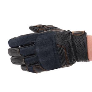 Gants de moto avec rembourrage de protection, design antidérapant, ajustement flexible pour la conduite, tissu respirant, personnalisation du logo - Product Image 3