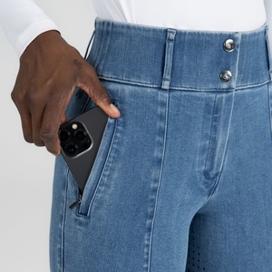 Pantalones de Montar a Caballo de Alta Calidad, Elásticos en 4 Direcciones, Leggings, Ropa Ecuestre, en Tela Técnica con Tacto Suave - Product Image 5