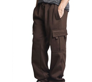 Pantalon de travail tactique, pantalon de randonnée, streetwear, design moderne, pantalon chaud à jambes larges, polaire d'hiver, vintage, respirant, pantalon cargo avec poches - Product Image 3