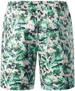 Conjunto de ropa de verano para hombre, camisetas de media manga con botones, pantalones cortos de algodón, tela transpirable, 2 piezas - Product Image 5