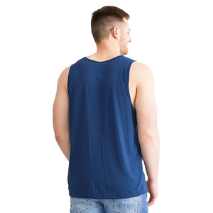 Débardeur de sport pour homme style streetwear 100% coton élasthanne respirant séchage rapide col rond sans manches - Product Image 2