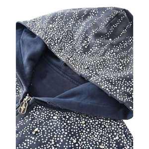 Sudadera con Capucha para Hombre con Pedrería, Estilo Urbano Brillante, Informal, de Algodón, a la Moda - Product Image 5