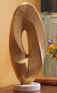 Adorable Design Metal Sculpture and <b>Object</b> Marble Base Gold Color Shiny Polished Handcrafted Metal Designer Creative Tabletop - Product Image 5