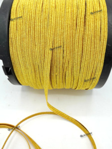 Gold Metallic Wire <b>Braid</b> Ceremonial Rank Trim Lace for Uniforms, Bulk Wholesale - Product Image 6