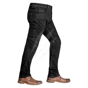 Pantalones de mezclilla para motociclistas hechos a medida al por mayor para hombre, logotipo personalizado, diseño único, pantalones de motociclista para hombre - Product Image 2