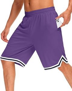 Shorts Bermuda pour homme gris uni, séchage rapide, respirant, protection UV, poches, fermeture à cordon, shorts décontractés en tricot - Product Image 3
